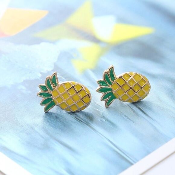 🆕🎉HP🎉Pineapple Passion Earrings 🍍🍍 - Picture 4 of 5